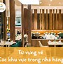 Các Từ Tiếng Anh Sử Dụng Trong Nhà Hàng