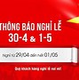 Lịch Nghỉ Lễ 30/4 1/5 Năm 2024 Học Sinh